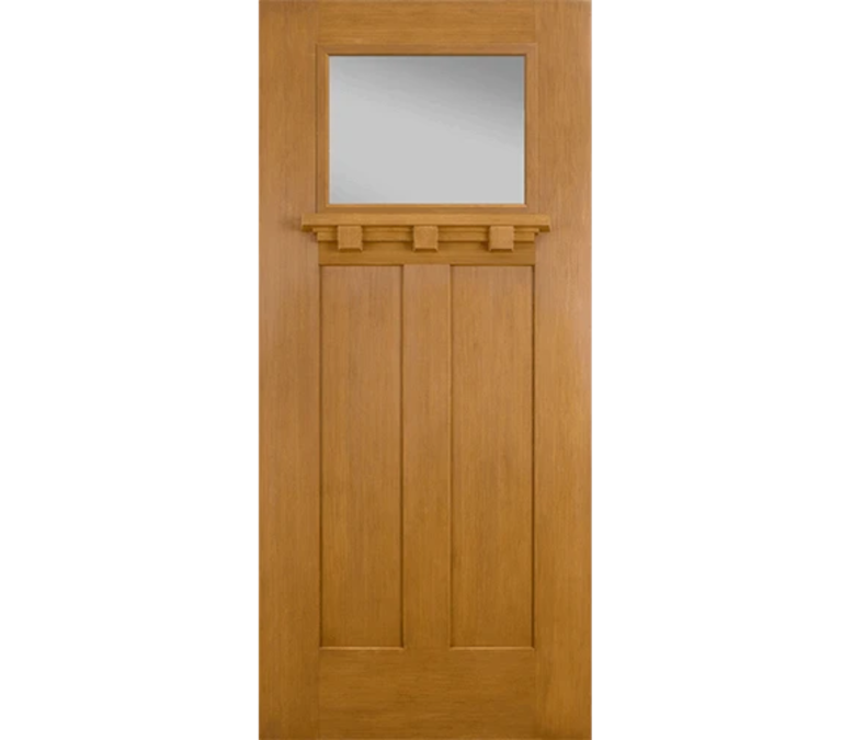 Boise Craftsman Light Fiberglass Entry Door