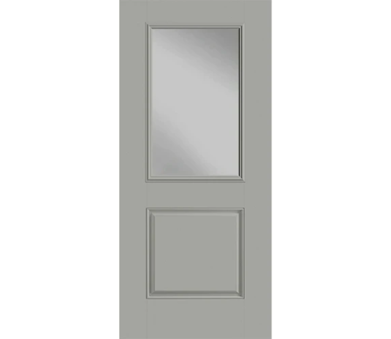 Boise Half Light 1 Panel Fiberglass Entry Door