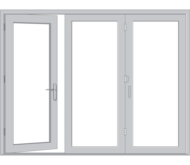 Boise Pella Architect Reserve Series Contemporary Bifold Patio Door