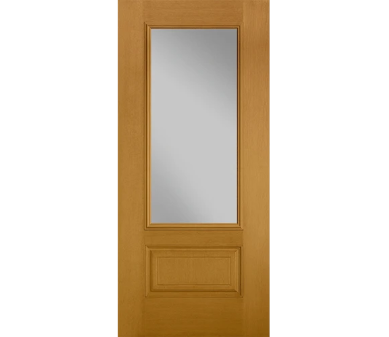 Boise Three Quaters light Fiberglass Entry Door