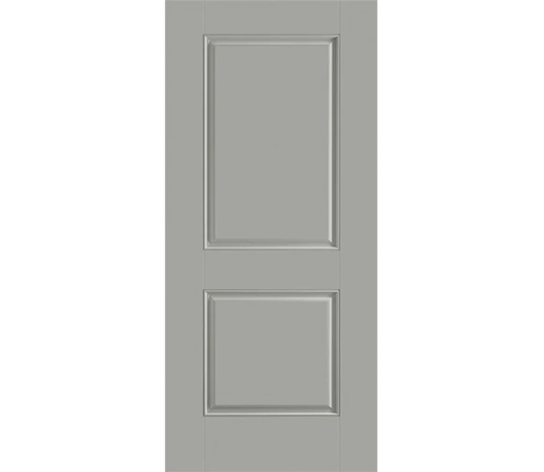 Boise Two Panel Square Fiberglass Entry Door